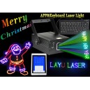 RGB animacinis lazerinis projektorius su klaviatūra